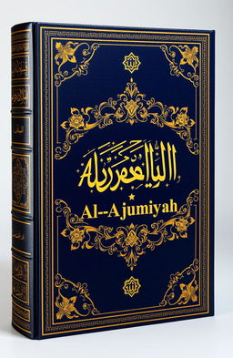 A beautifully designed book cover for the classical text 'Al-Ajrumiyyah'