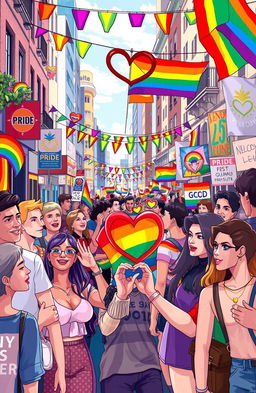 A visually striking illustration symbolizing the profound impact of LGBT rights and culture in society