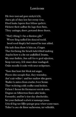 A collection of deeply emotional poems exploring the themes of sadness, depression, anger, and loneliness