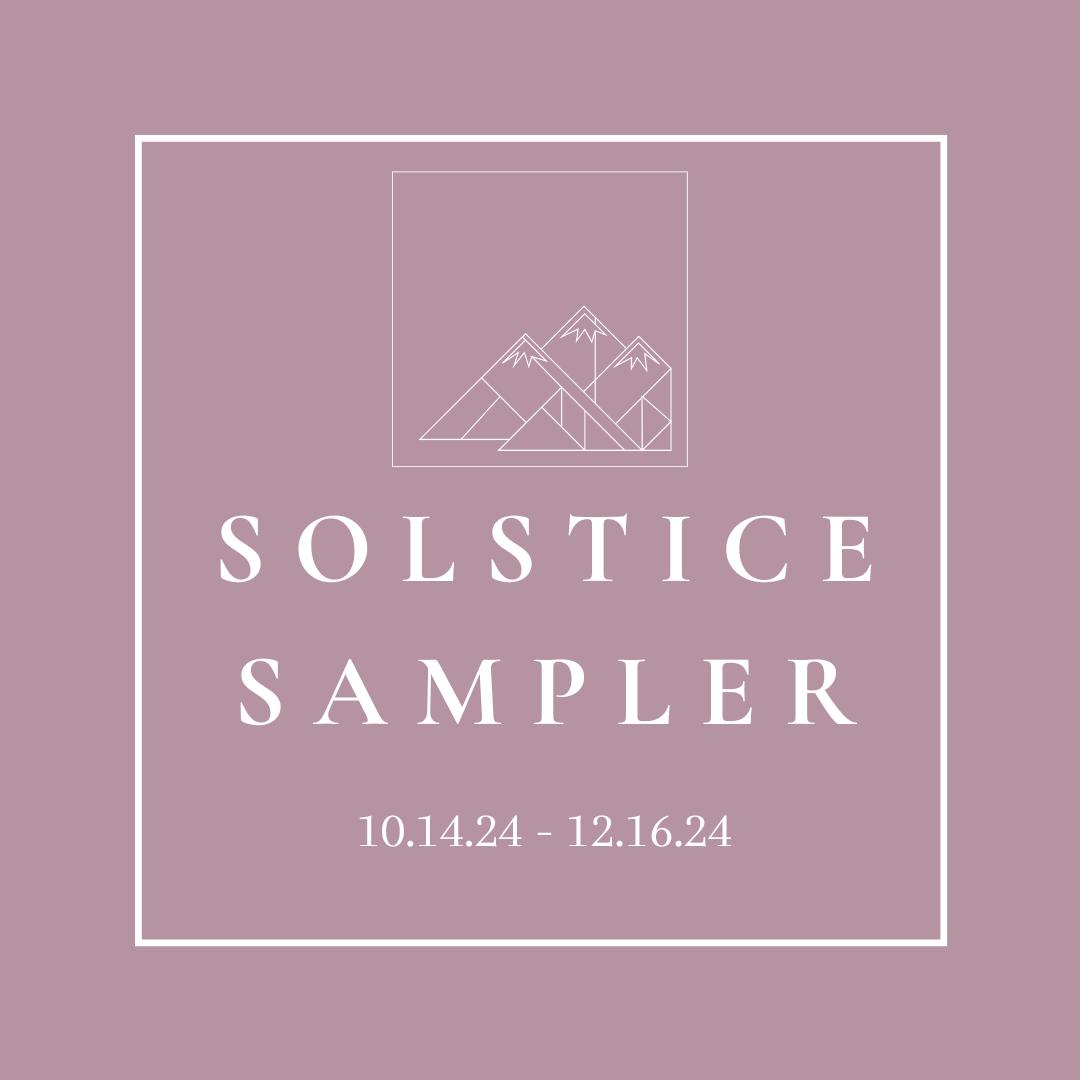 Join the fun of the Solstice Sampler Sew Along and discover the perfect quilt kit tailored just for you! Answer a few fun questions to find out which kit matches your quilting style.
