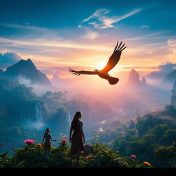 A mesmerizing and visually stunning scene from the 'Avatar 3: The Seed Bearer – Trailer (2025)'