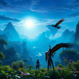 A mesmerizing and visually stunning scene from the 'Avatar 3: The Seed Bearer – Trailer (2025)'
