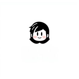 A logo design for a brand named 'Cartoon Crafting', inspired by Chanel and focused on Roblox Studio cartoons