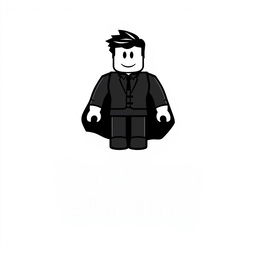 A logo design for 'Cartoon Crafting', inspired by Chanel and focused on Roblox Studio cartoons