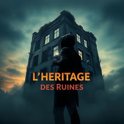 A cinematic poster for an urban exploration (URBEX) themed movie titled 'L'Héritage des Ruines'