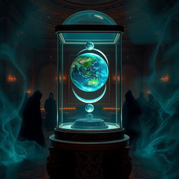Within the dimly lit confines of an opulent lounge, enveloped in shadows, enigmatic figures converge like specters drawn to an arcane gathering