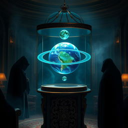 Within the dimly lit confines of an opulent lounge, cloaked in shadows, enigmatic figures converge like specters drawn to a mysterious gathering