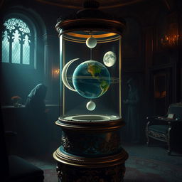 Within the dimly lit confines of an opulent lounge, shrouded in shadows, figures of enigma converge like specters drawn to an arcane gathering