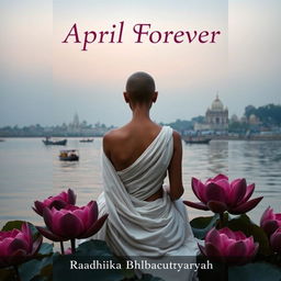 A serene and evocative book cover featuring a dusk background
