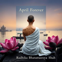 A serene and evocative book cover featuring a dusk background