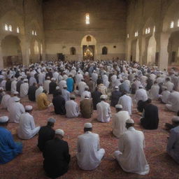 As dawn breaks, the villagers convene in the mosque, their faces glowing with solemn devotion. United, they perform the Fajr (dawn) prayer, sharing a moment of collective spirituality at the break of a new day