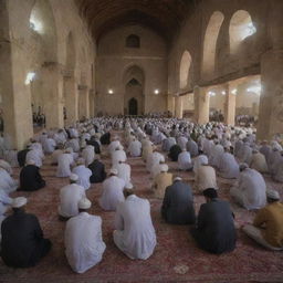 As dawn breaks, the villagers convene in the mosque, their faces glowing with solemn devotion. United, they perform the Fajr (dawn) prayer, sharing a moment of collective spirituality at the break of a new day