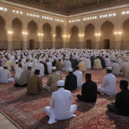 As dawn breaks, the villagers convene in the mosque, their faces glowing with solemn devotion. United, they perform the Fajr (dawn) prayer, sharing a moment of collective spirituality at the break of a new day