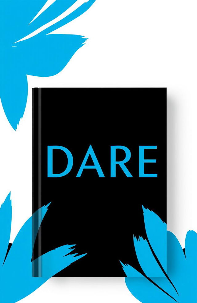 A minimalist novel cover design featuring the title 'DARE' in bold typography