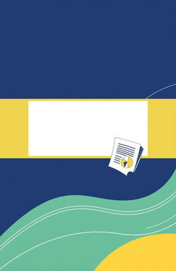 A professional A4-sized cover page for an audit committee pack, featuring a sleek, minimalistic, and modern design