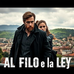 A crime drama scene titled 'Al Filo de la Ley', set in the city of Oviedo, Asturias