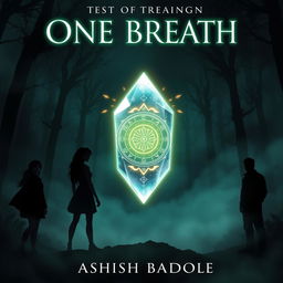 Book cover for 'One Breath' by Ashish Badole, designed at a size of 2560x1600 pixels