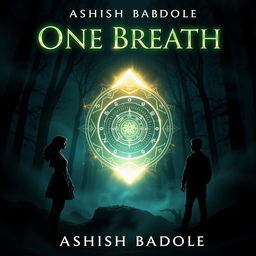 Book cover for 'One Breath' by Ashish Badole, designed at a size of 2560x1600 pixels