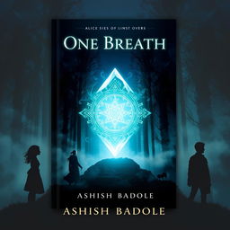 Book cover for 'One Breath' by Ashish Badole, created in a size of 2560x1600 pixels