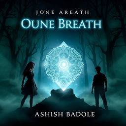 Book cover for 'One Breath' by Ashish Badole, created in a size of 2560x1600 pixels