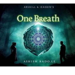 Book cover for 'One Breath' by Ashish Badole, created in a size of 2560x1600 pixels