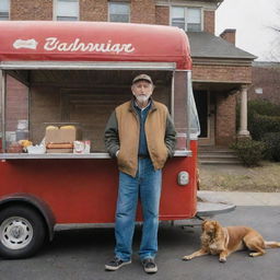 A former homeless man, who through his popular hot dog stand, amasses substantial wealth. Now as a rich man, he buys and resides in a grand mansion, embodying the remarkable rags-to-riches journey.