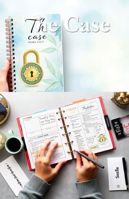 An inspirational planner titled 'The Case' designed for productivity and goal-setting