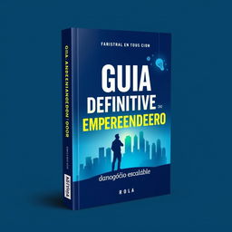 A captivating book cover design for 'O Guia Definitivo do Empreendedor: Da Ideia ao Negócio Escalável'