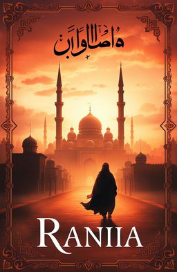 A mysterious book cover for 'Rania' set in the Middle Ages during the Arabic/Islamic era