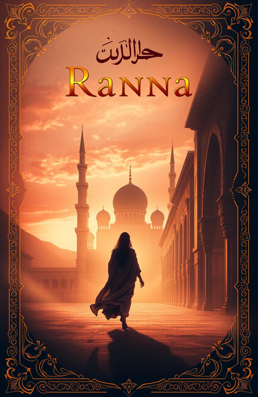 A mysterious book cover for 'Rania' set in the Middle Ages during the Arabic/Islamic era