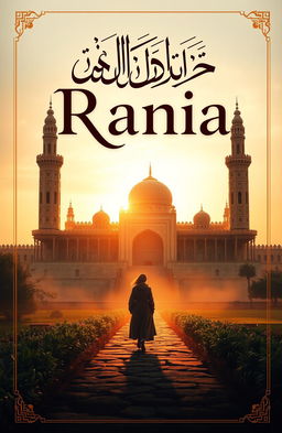 A mysterious and enchanting book cover for the title 'Rania', set in the Middle Ages during the Arabic/Islamic era