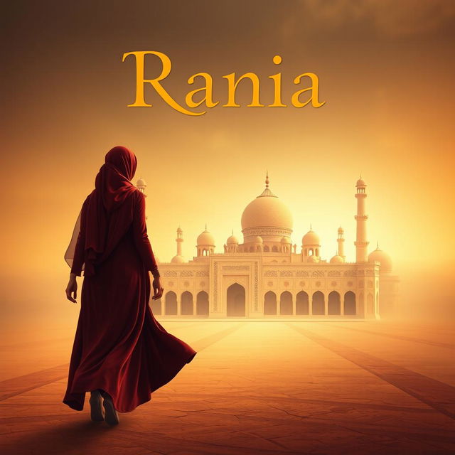 A captivating book cover for the title 'Rania', set in the Middle Ages during the Arabic/Islamic era