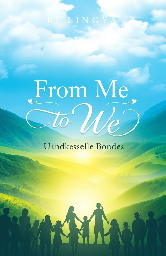 A visually captivating book cover design for a title "From Me to We: The Secrets To Unbreakable Bonds"