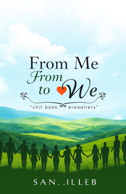 A visually captivating book cover design for a title "From Me to We: The Secrets To Unbreakable Bonds"