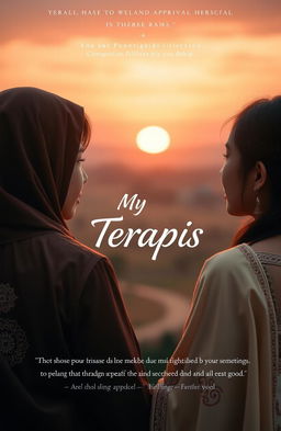 A heartfelt scene depicting a couple standing apart, teary-eyed yet hopeful, symbolizing separation due to parental approval