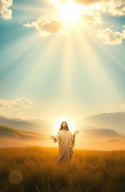 A serene and uplifting scene depicting the essence of spiritual treasure