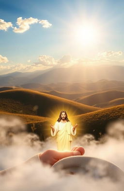 A serene and uplifting scene depicting the essence of spiritual treasure