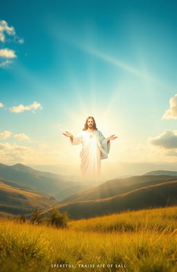 A serene and uplifting scene depicting the essence of spiritual treasure