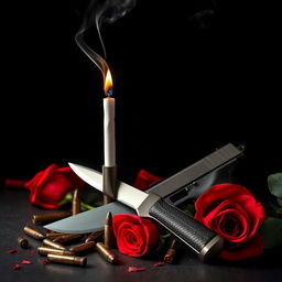 A captivating book cover design for a dark romance novel, featuring a striking black and red background that sets an intense, dramatic tone