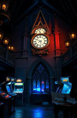 A grand clock inside Cinderella Castle at Disneyland, featuring an enchanting and magical atmosphere
