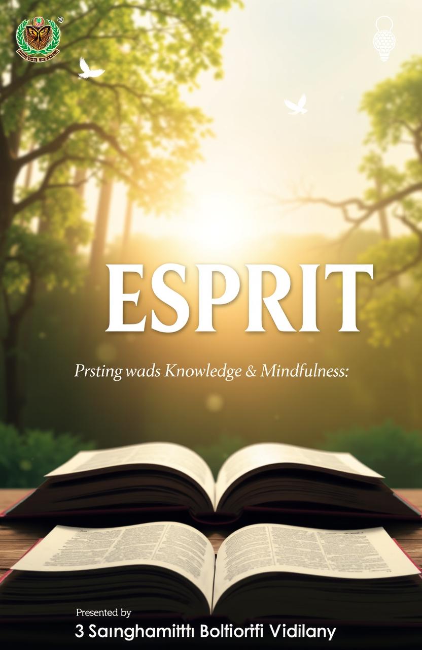 The word 'ESPRIT' displayed in large, bold, and stylish typography at the center of the image