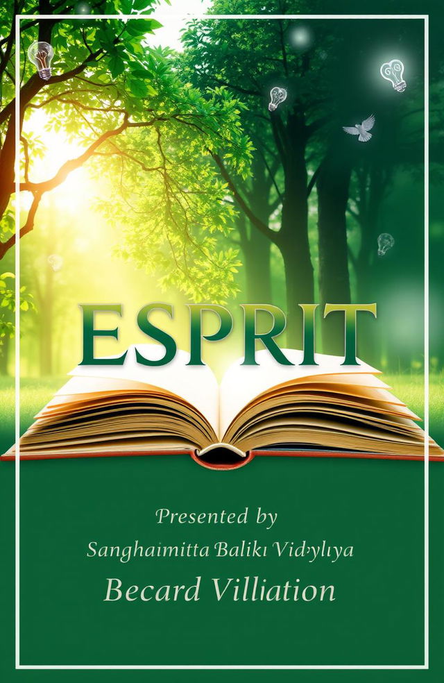 The word 'ESPRIT' displayed in large, bold, and stylish typography at the center of the image