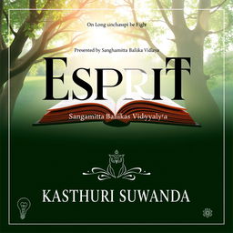 The word 'ESPRIT' displayed in large, bold, and stylish typography at the center of the image