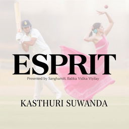 The word 'ESPRIT' displayed in large, bold, and stylish typography at the center of the image