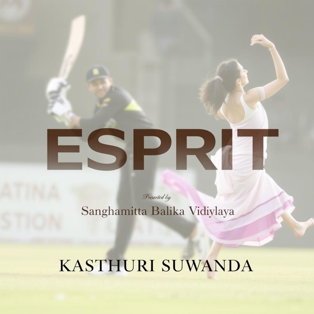 The word 'ESPRIT' displayed in large, bold, and stylish typography at the center of the image