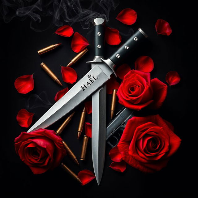 A striking A4 dark romance book cover, sized 1414 px x 2250 px, featuring a bold black and red background that sets a captivating tone