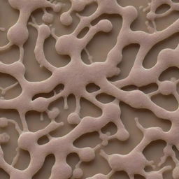 Microscopic image of Candida, a kind of yeast, showing the cellular structure with fine detail.