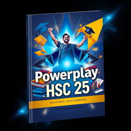 A captivating book cover for the title "Powerplay HSC 25 Masterbook"