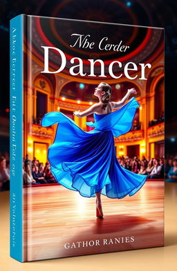 A realistic 3D book cover featuring a girl dancing in a concert hall