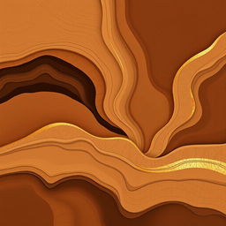 A minimalist abstract artwork showcasing various shades of brown